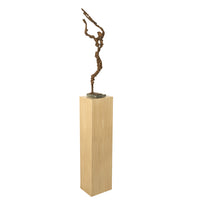 Portland Oregon Northwest Artist Large Abstract Figurative Bronze Sculpture by Frederic F. Littman, 1960