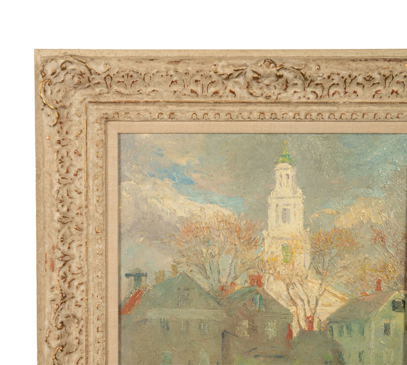 American Impressionist Oil Painting Provincetown Cape Cod Massachusetts by Gerrit Beneker, 1915