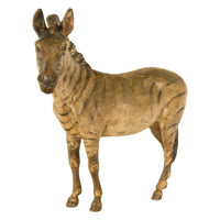 Antique Austrian Franz Bergman Cold Painted Bronze Zebra Quagga Sculpture Statue, 1900