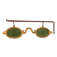 Antique American Gilt Cast Iron Optometrist Trade Mercantile Store Sign NY 1880
