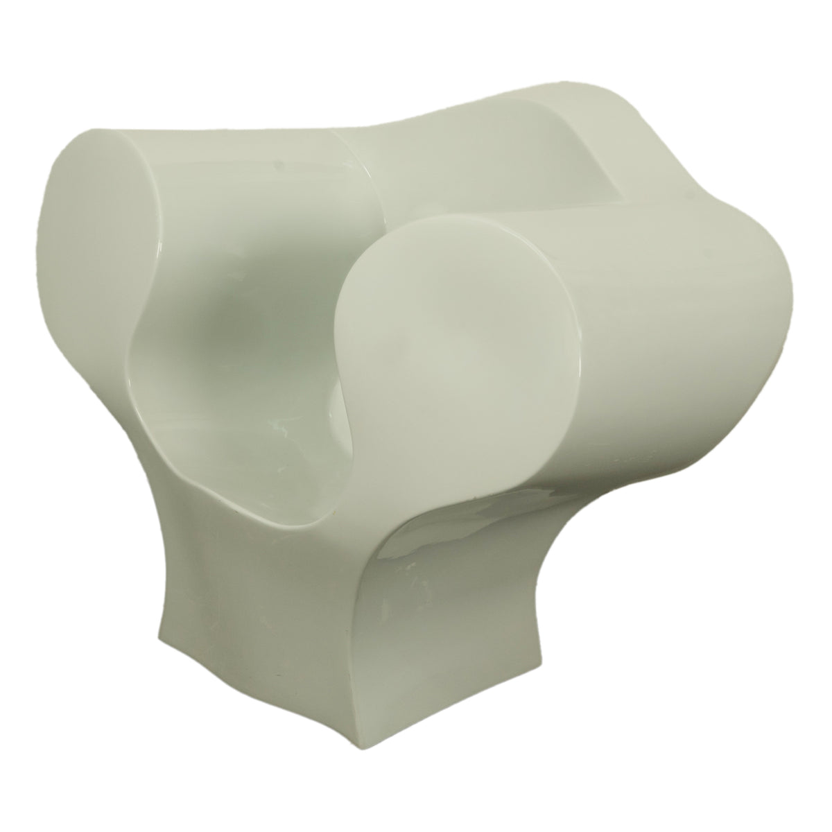 "Big Easy" Ron Arad Design for Moroso Italian Postmodern White Lounge Chair 1990