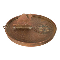 Antique Persian Islamic Arabic Brass Qibla Mecca Zodiac Compass Astrolabe 1880