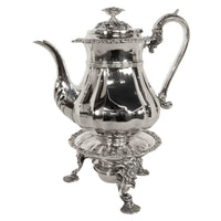 Antique Georgian Sterling Silver Coffee Pot Stand Joseph Angell Eley London 1824