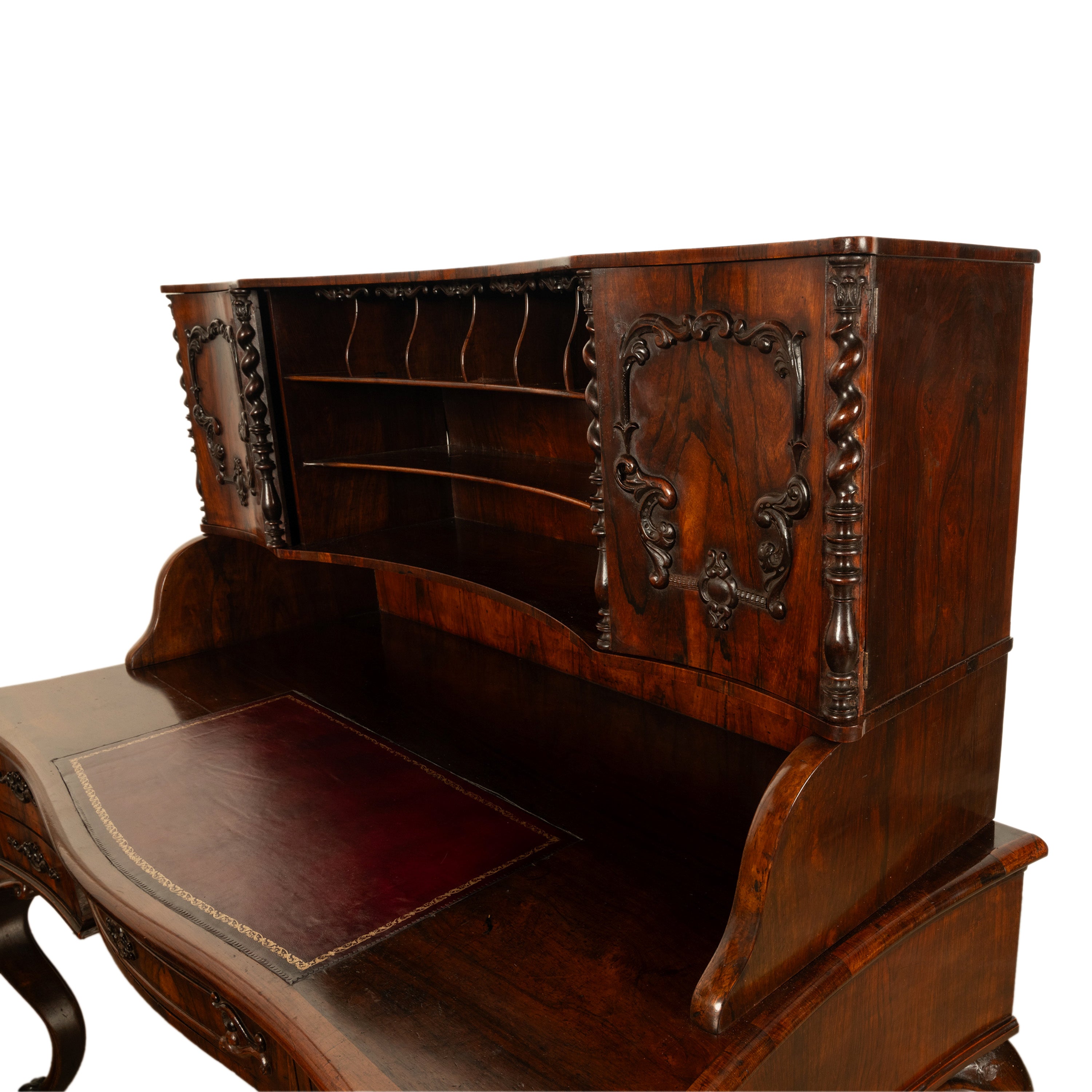 Antique French Carved Rosewood Louis Philippe Rococo Desk Bureau Writi –  BLOOMSBURY FINE ART & ANTIQUES