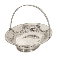 Antique Georgian Sterling Silver Pierced Basket by Richard Morton Sheffield 1778