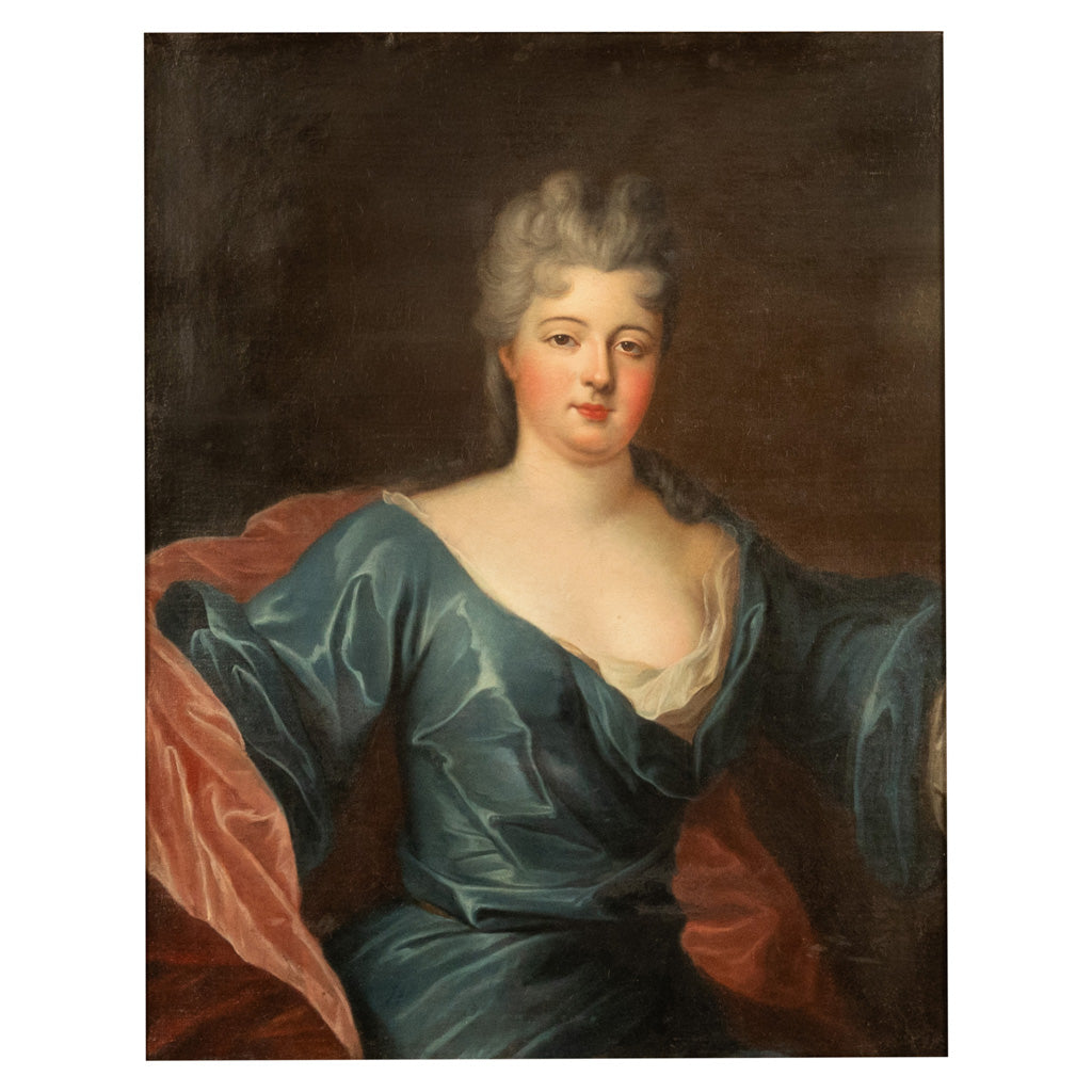 Antique 18thC Royal French Oil Painting Portrait Elizabeth Madame Palatine 1780 by Nicolas Bernard Lépicié, 1780