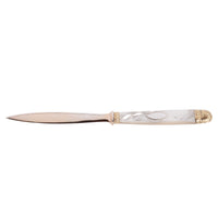 Antique Russian Imperial Romanov Silver Gilt Letter Opener Czar Nicholas II 1870