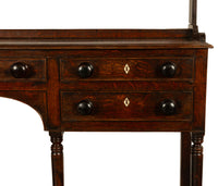 Antique 18th C George III Country Welsh Oak Dresser Plate Rack & Pot Board 1790