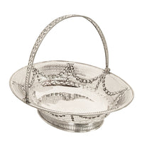 Antique Georgian Sterling Silver Pierced Basket by Richard Morton Sheffield 1778
