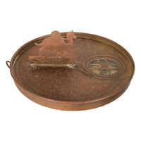 Antique Persian Islamic Arabic Brass Qibla Mecca Zodiac Compass Astrolabe 1880