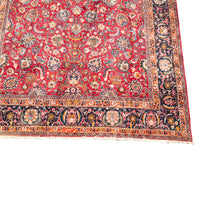 Antique Handwoven Palace Size Persian Kashan Oriental Carpet Rug 16.25 x 10 Feet