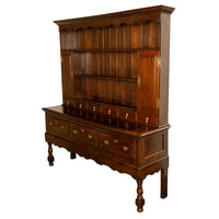 Antique 18th Century Georgian Oak Welsh Dresser Plate Rack Server Sideboard 1780