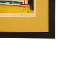 American Abstract Expressionist Color Pochoir "Capriccio" Signed Numbered 80/200 by Robert Motherwell,  1961