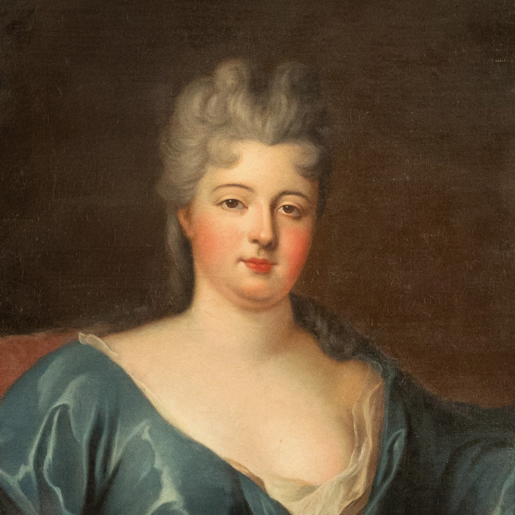 Antique 18thC Royal French Oil Painting Portrait Elizabeth Madame Palatine 1780 by Nicolas Bernard Lépicié, 1780