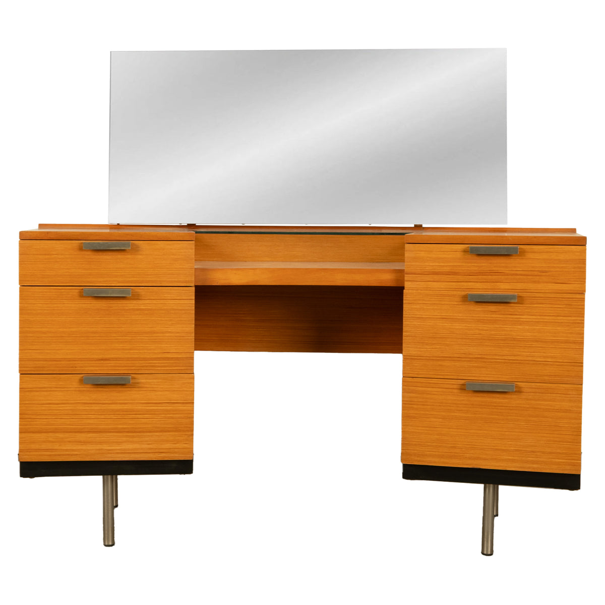 Mid Century Modern Birch Fineline Vanity Dresser Chest Set John Sylvia Reid 1961
