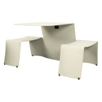 Post Modern Picnik Dining Table Seating by Xavier Lust Dirk Wynants for Extremis, 2002