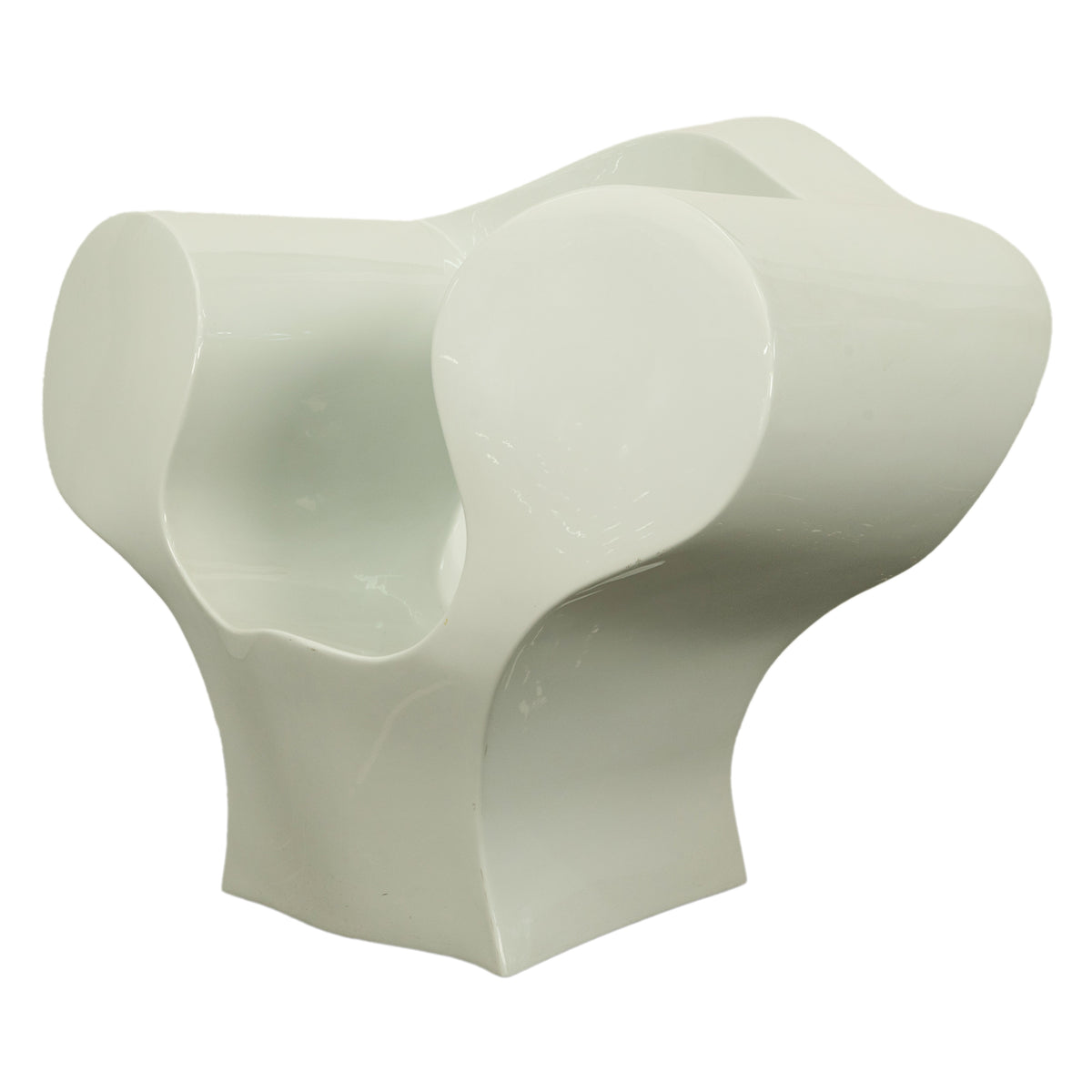 "Big Easy" Ron Arad Design for Moroso Italian Postmodern White Lounge Chair 1990