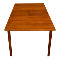Mid Century Modern Danish Style Teak Extending Dining Table by MacIntosh 1965