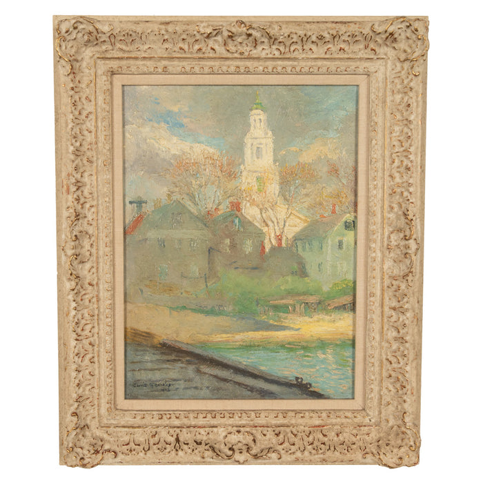 American Impressionist Oil Painting Provincetown Cape Cod Massachusetts by Gerrit Beneker, 1915