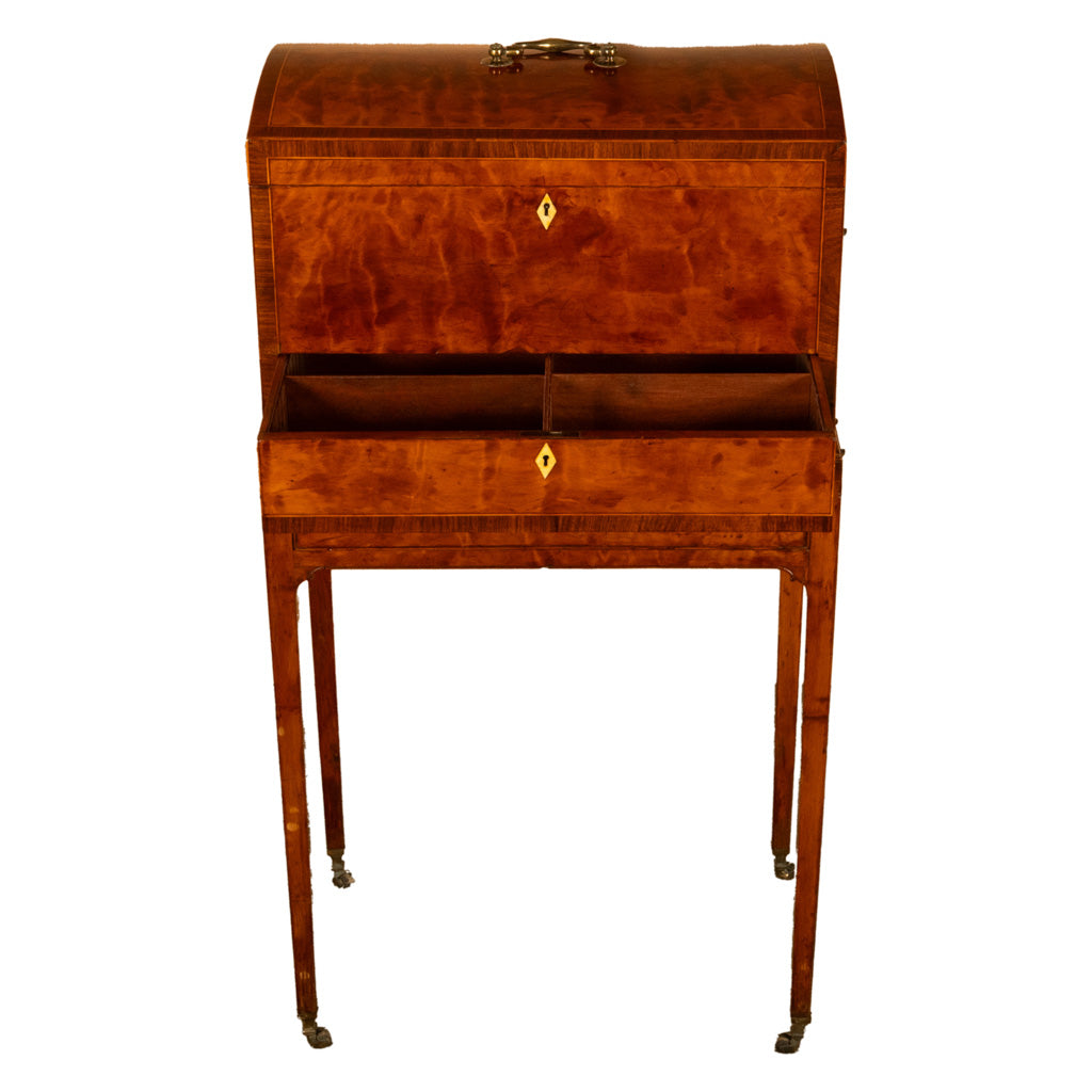 Antique George III Neoclassical Mahogany Chest Stand Cabinet Ince & Mayhew 1790