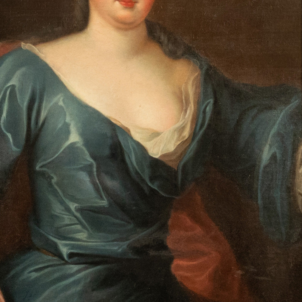 Antique 18thC Royal French Oil Painting Portrait Elizabeth Madame Palatine 1780 by Nicolas Bernard Lépicié, 1780