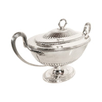 Antique George III Sterling Silver Soup Tureen Cover Benjamin Laver London 1787
