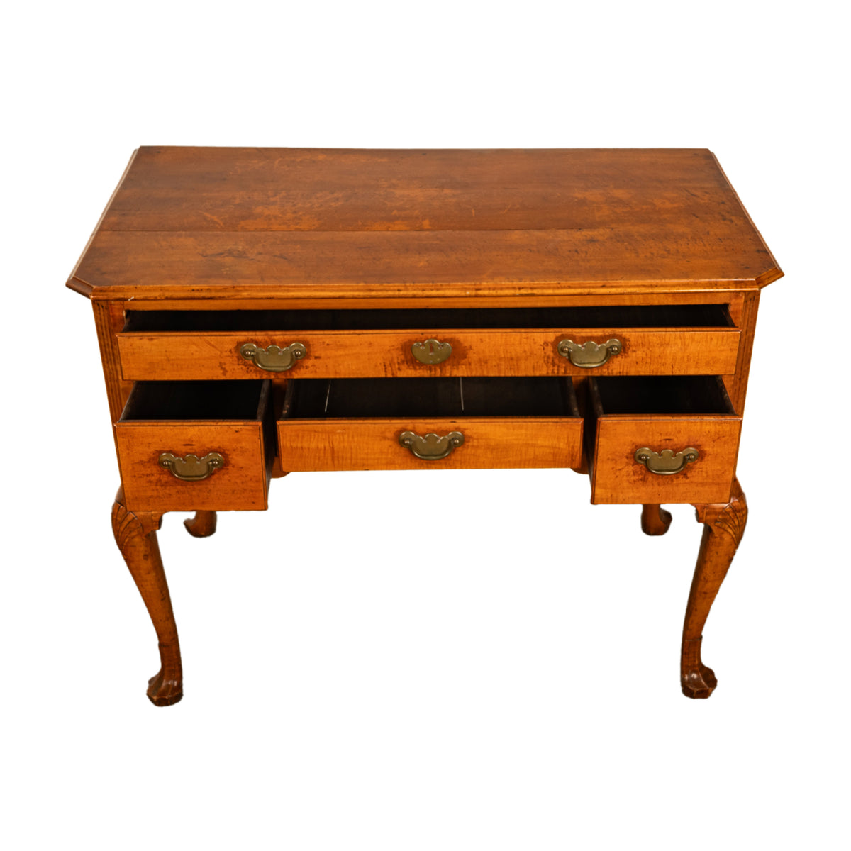 Antique Philadelphia Queen Anne Maple Dressing Table Garvan Collection Yale University 1760