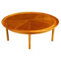 American Mid Century Modern 54" Circular Coffee Table by Tomlinson Sophisticate, 1959