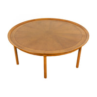 Mid Century Modern 54" Coffee Table Set 4 Slipper Chairs Signed Tomlinson 1959
