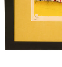 American Abstract Expressionist Color Pochoir "Capriccio" Signed Numbered 80/200 by Robert Motherwell,  1961