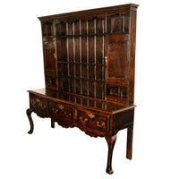 Antique All Period Georgian Queen Anne Carved Oak Welsh Dresser Plate Rack 1750