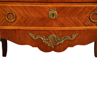 Pair Antique French Semainier Ormolu Marble Chests of Drawers by Kahn & Cie 1895