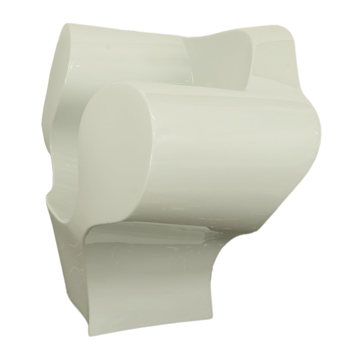 "Big Easy" Ron Arad Design for Moroso Italian Postmodern White Lounge Chair 1990