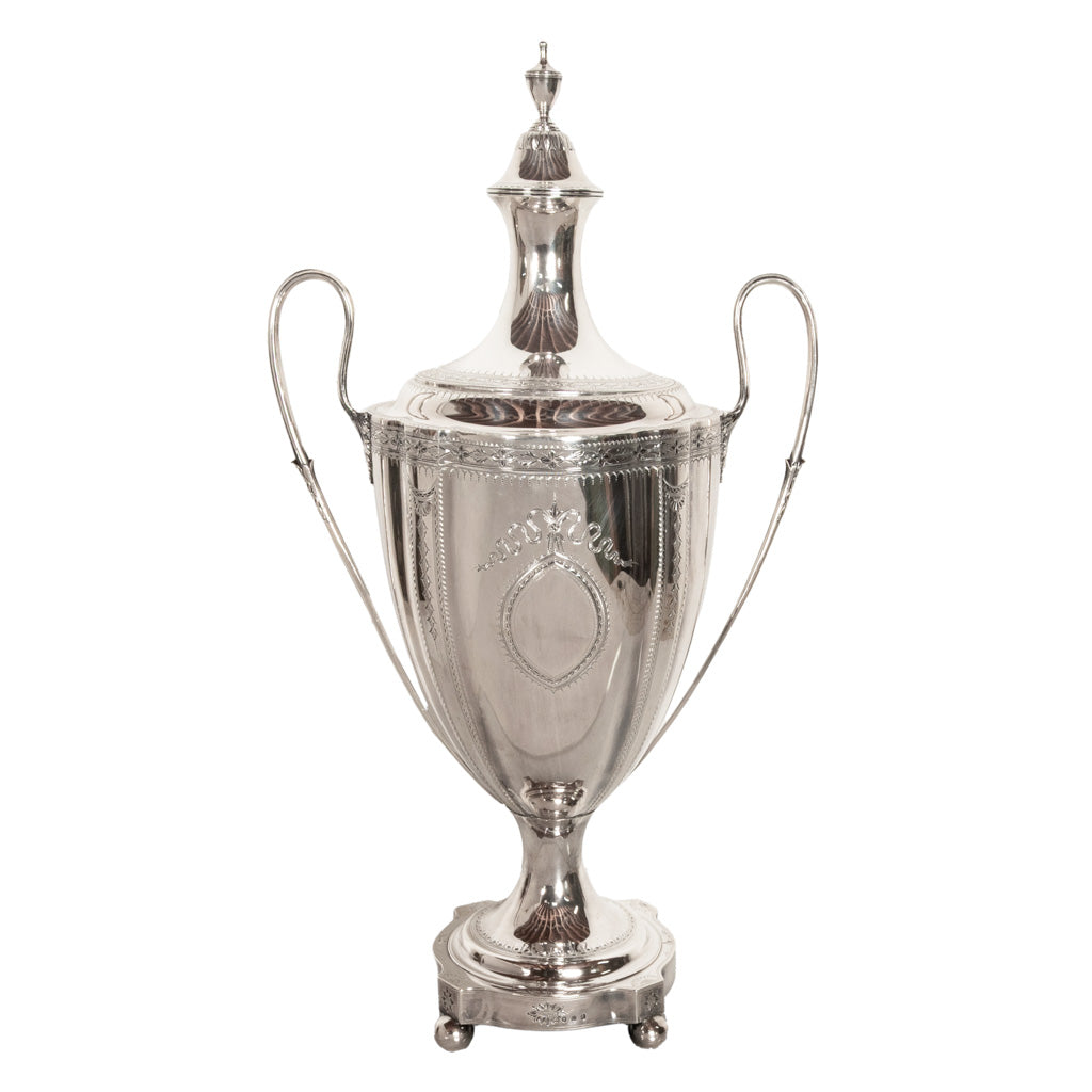 Antique Monumental Georgian Sterling Silver Samuel Godbehere & Edward Wigan Tea Urn London 1789