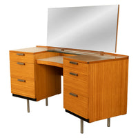 Mid Century Modern Birch Fineline Vanity Dresser Chest Set John Sylvia Reid 1961
