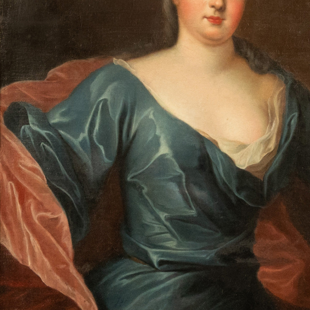 Antique 18thC Royal French Oil Painting Portrait Elizabeth Madame Palatine 1780 by Nicolas Bernard Lépicié, 1780