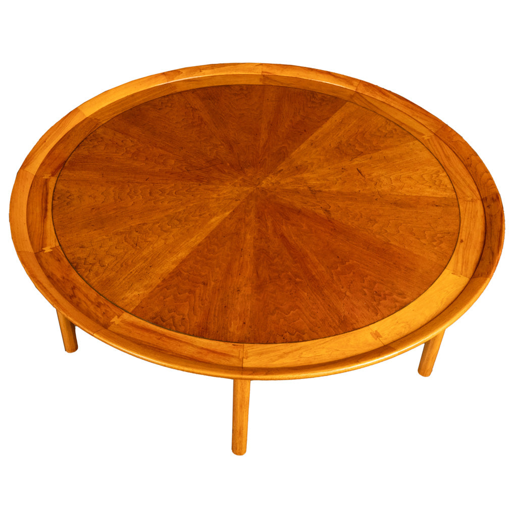 American Mid Century Modern 54" Circular Coffee Table by Tomlinson Sophisticate, 1959