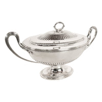 Antique George III Sterling Silver Soup Tureen Cover Benjamin Laver London 1787