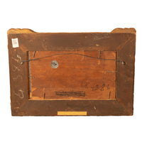 Antique 19th Century Marine Seascape Coastal Maritime English Channel Painting by James Webb, 1860