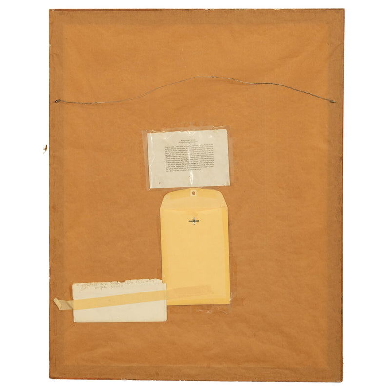 Original Colored Cubist Imaginary Portrait Signed Numbered by Pablo Picasso, 1969 with Marcel Salinas Letter