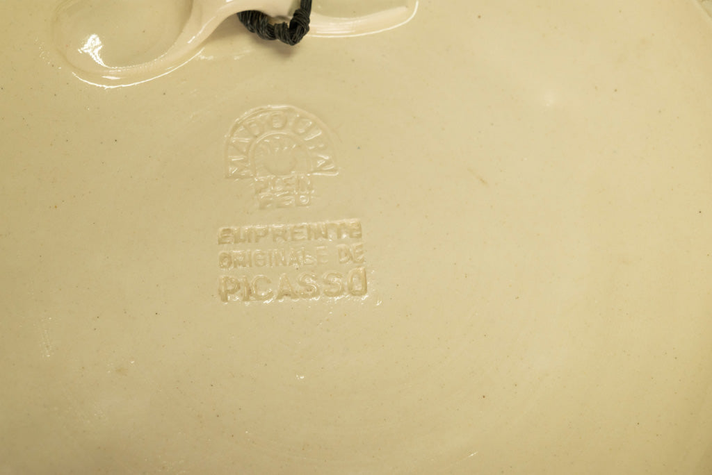 'Profil de Jacqueline' Ceramic Convex Madoura Pottery Wall Plaque A. Ramie 383 by Pablo Picasso, 1956