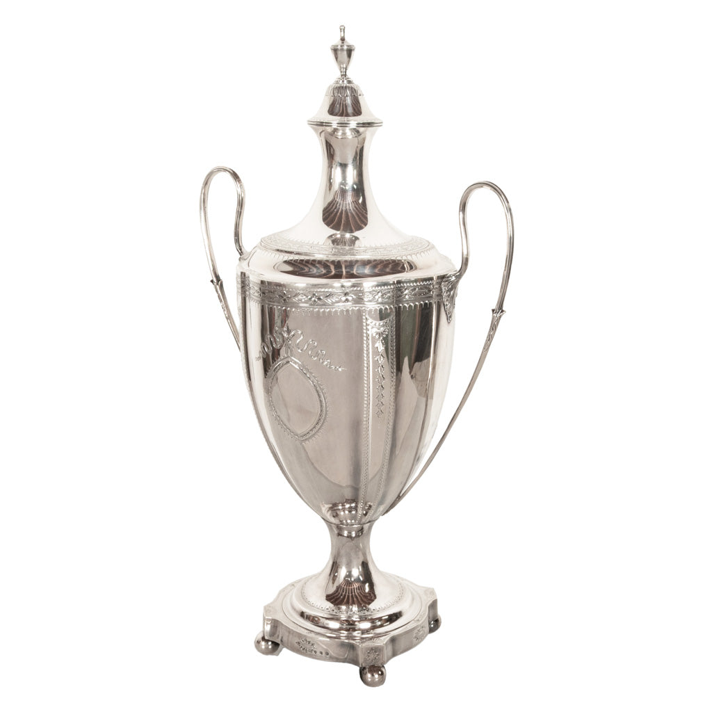 Antique Monumental Georgian Sterling Silver Samuel Godbehere & Edward Wigan Tea Urn London 1789