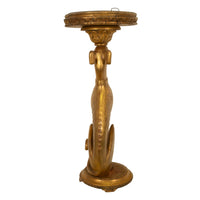 Antique French 18th Century Louis XVI Carved Gilt-Wood Greyhound Dog Jardinière Stand 1780