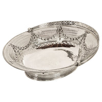 Antique Georgian Sterling Silver Pierced Basket by Richard Morton Sheffield 1778