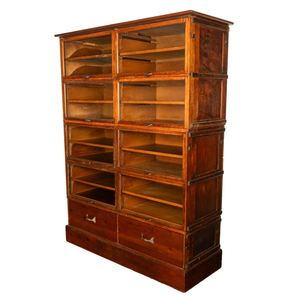 Antique Mercantile Store Shop Display 18 Drawer Pine Haberdashery Cabinet 1900