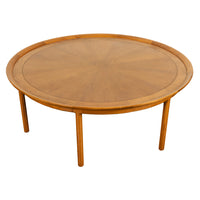 Mid Century Modern 54" Coffee Table Set 4 Slipper Chairs Signed Tomlinson 1959