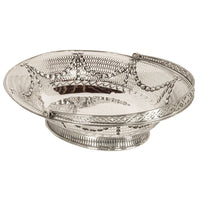Antique Georgian Sterling Silver Pierced Basket by Richard Morton Sheffield 1778