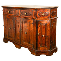 Antique Italian Walnut Baroque Credenza Buffet Side Cabinet Circa 1680 Ex de Young Museum San Francisco