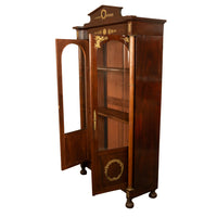 Antique French Empire Mahogany Ormolu Bookcase Bibliotheque Display cabinet 1810