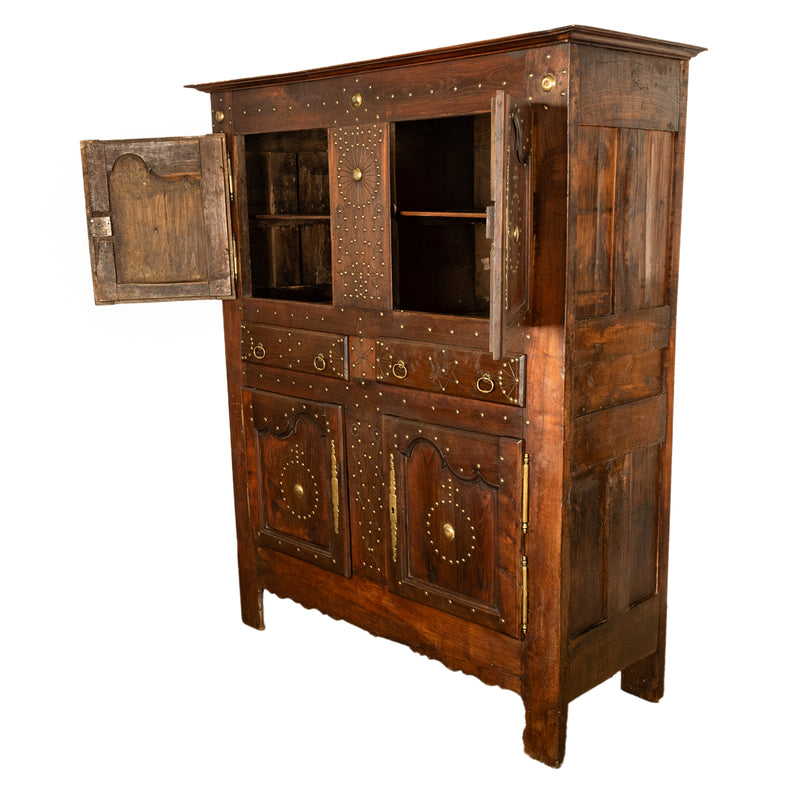 18th Century French Brittany Chestnut Cabinet, circa 1720